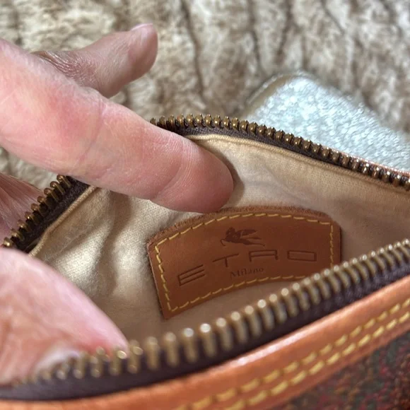 Etro Nano Boston bag/crossbody 6”x5”x3 1/2” - Picture 9 of 14
